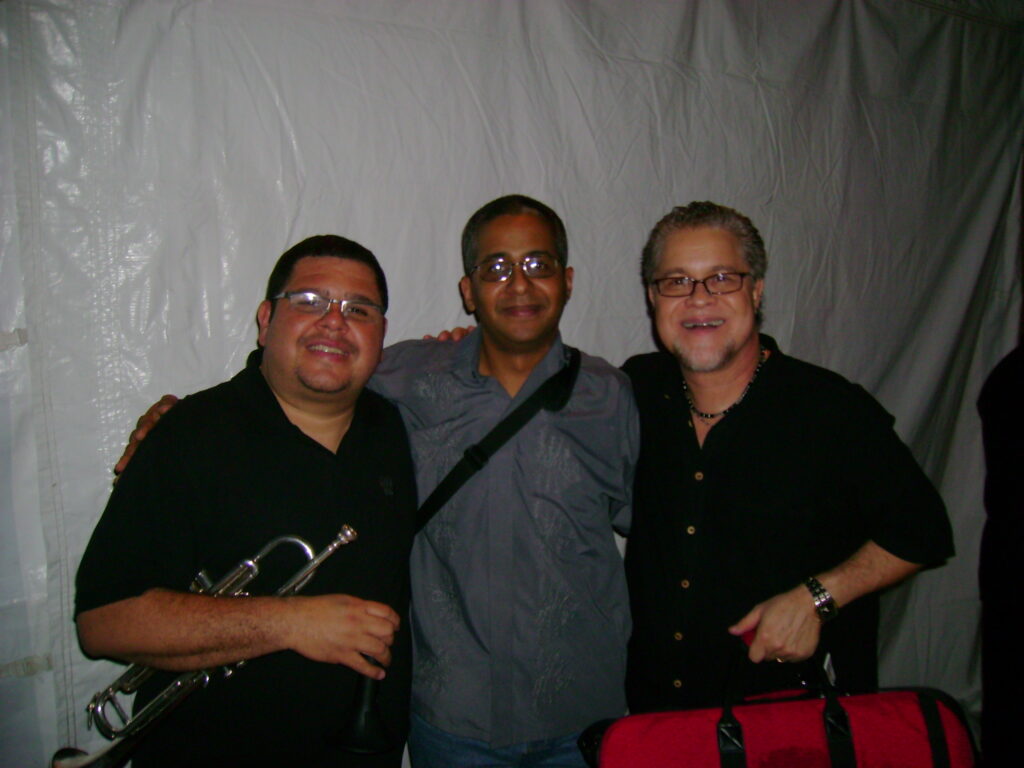 Julito Alvarado y Angie Machado trompetisatas de Bobby Valentín